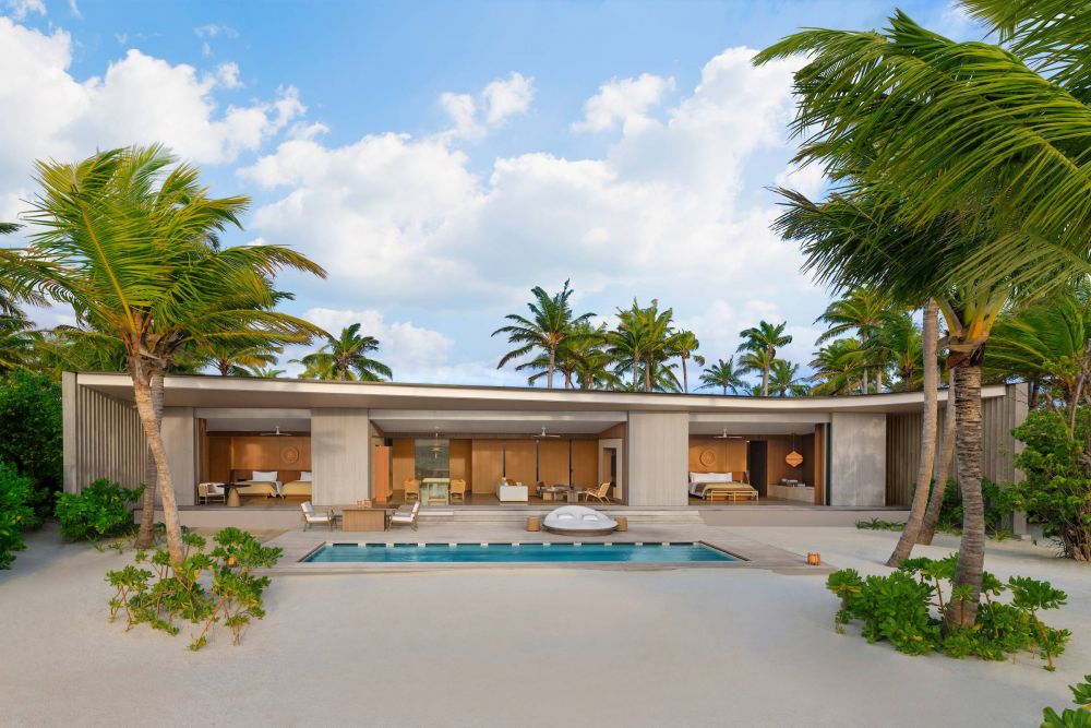 Two Bedroom Sunset Beach Pool Villa, The Ritz-Carlton Maldives 5*