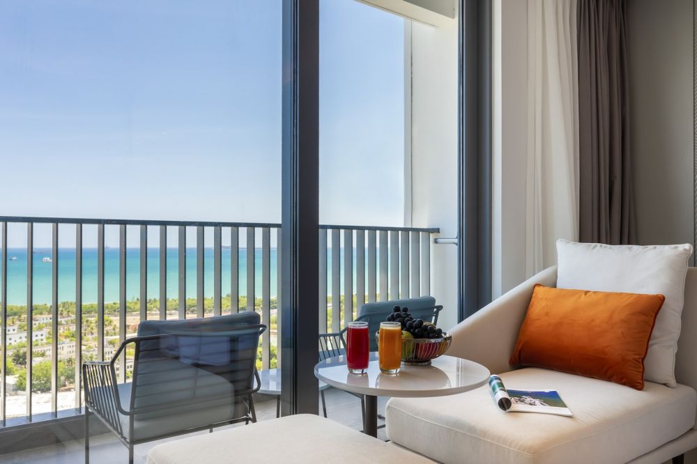 Studio Superior Ocean View Twin, Oakwood Apartment Sanya 4*