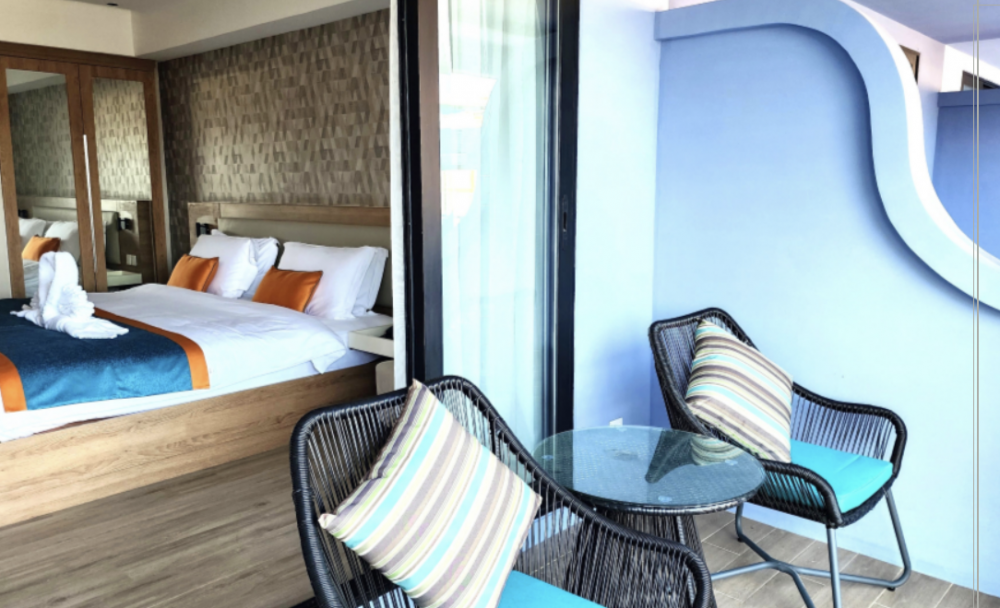 Premium Partial Sea View/ Pool View, Amalthea Hotel 4*