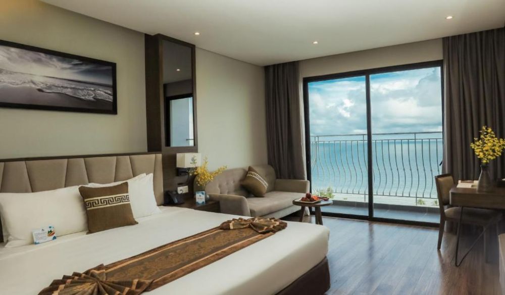 Executive Double Ocean View with Balcony, Vipol Mui Ne Hotel & Spa 4*