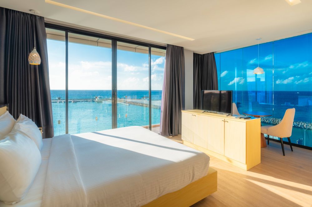 Executive Sea View with Balcony, Swarn by Hawks Hotels (ex. Clarks Exotica Kamadhoo Maldives) 4*