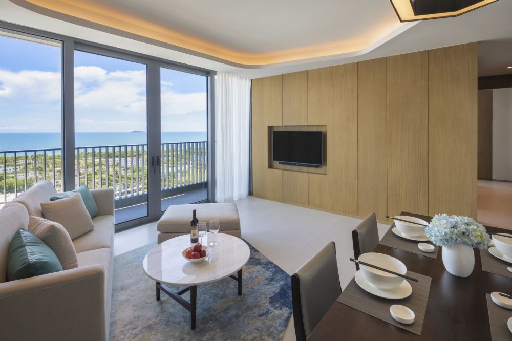 Two-Bedroom Deluxe Ocean View, Oakwood Apartment Sanya 4*