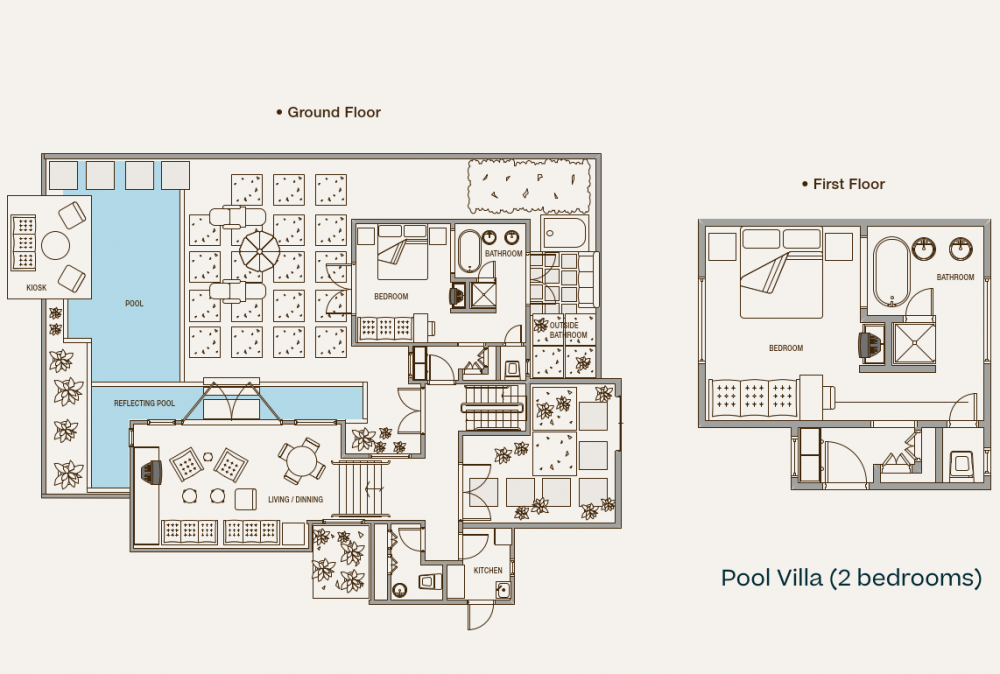 Pool Villa 2 Bedroom/Pool Villa Beachfront 2 Bedrooms, Constance Belle Mare Plage Mauritius 5*