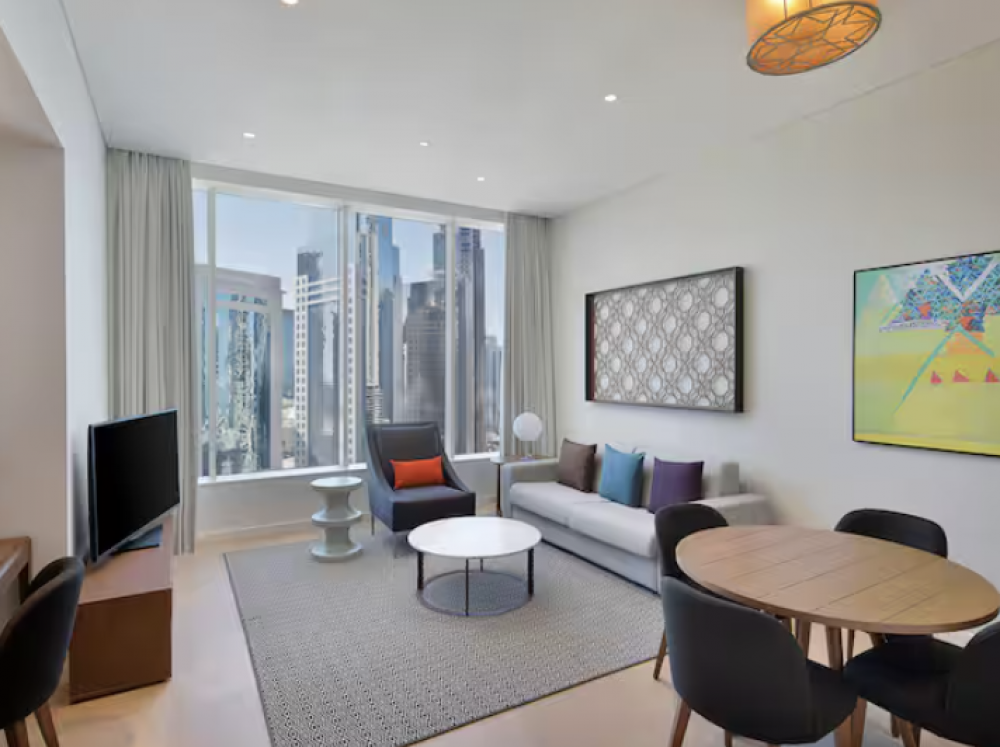 Sky One Bedroom Suite, Aleph Doha Residences, Curio Collection by Hilton 5*