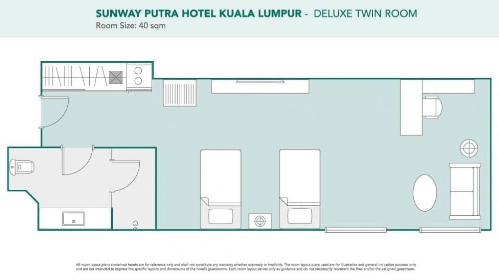 Deluxe Room, Sunway Putra Hotel, Kuala Lumpur 5*