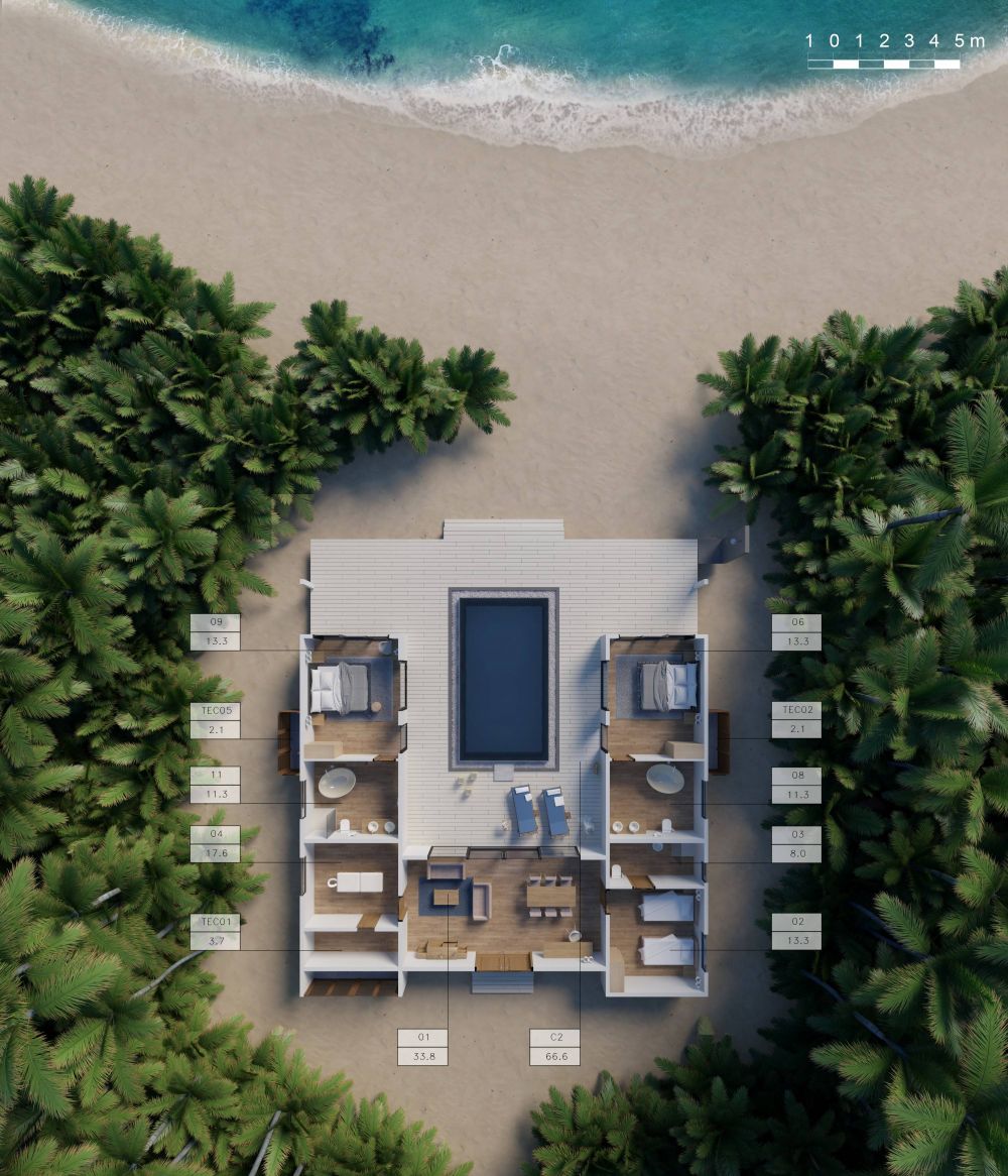 Three Bedroom Beach Pool Residence, Kuredhivaru Resort and Spa (ex.Movenpick Resort Kuredhivaru) 5*