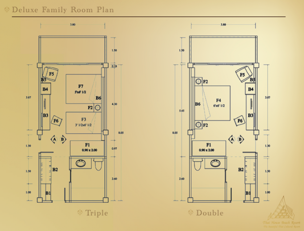 Deluxe Family Double, Thai House Beach Resort 3*