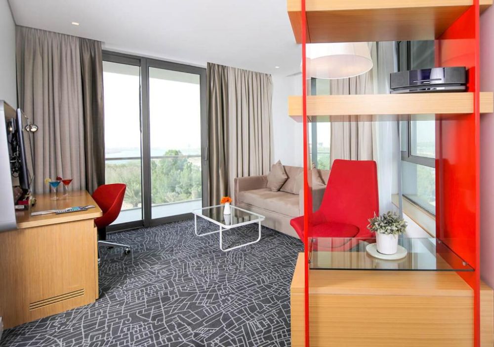 Suite with Balcony and Sea View, Park Inn by Radisson Abu Dhabi Yas Island 3*