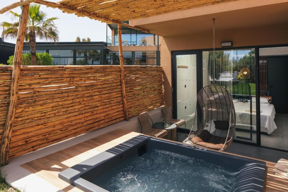 Double Garden Level Outdoor Jetted Tub, La Mer Resort & Spa | Adults Only 5*