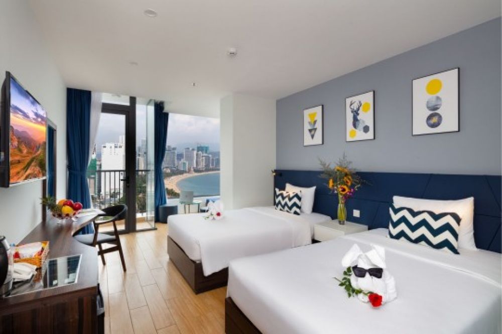 Premier Twin Sea View, Crown Hotel Nha Trang 3*