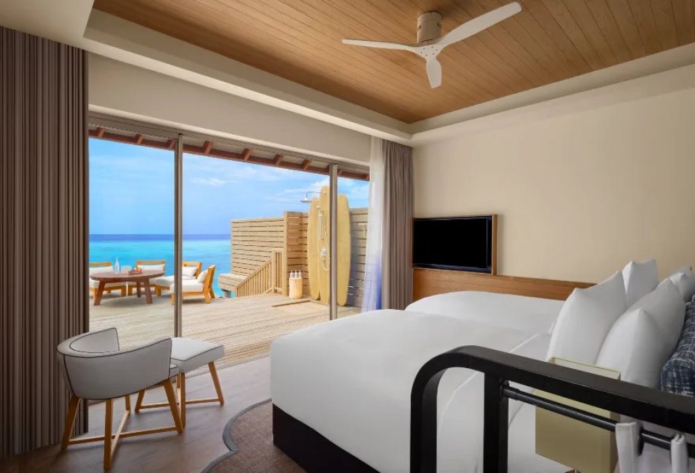 Two Bedroom Sunset Over Water Residence, Avani+ Fares Maldives Resort 5*