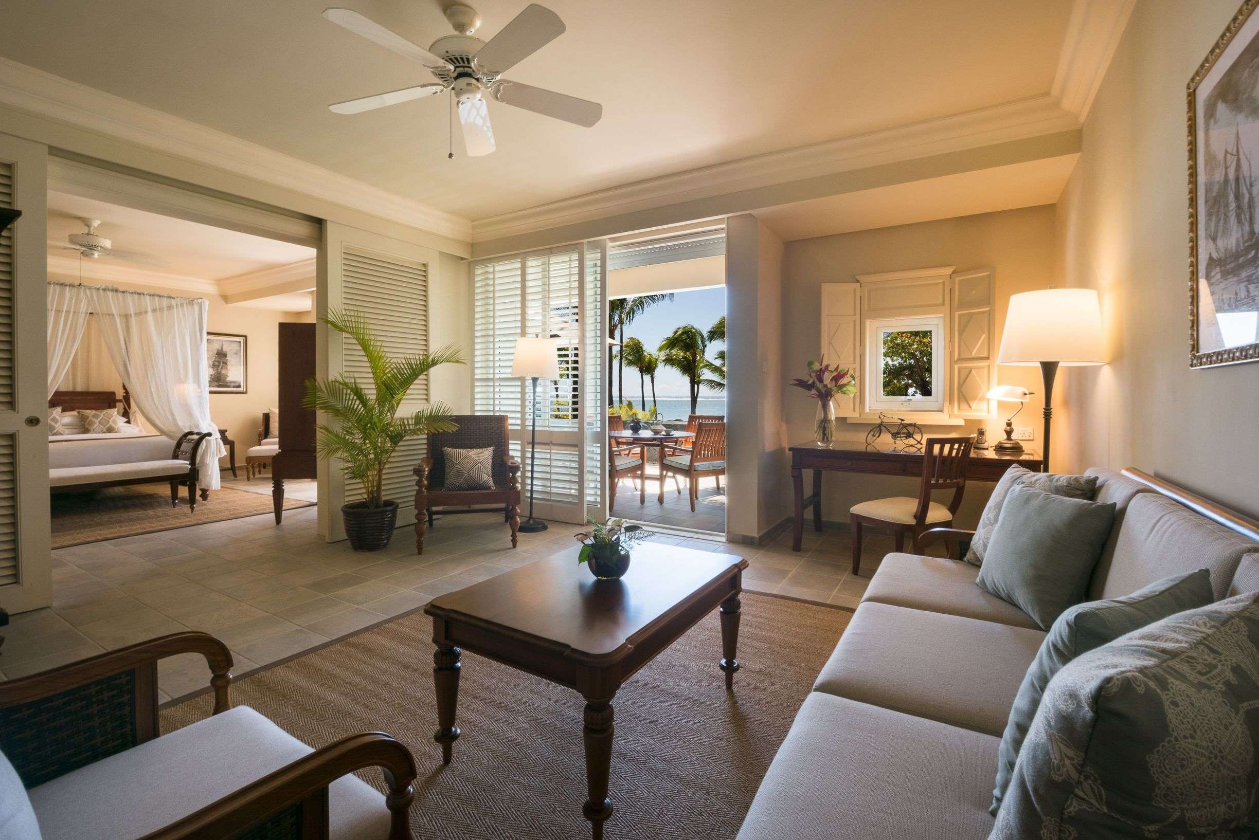 Colonial Ocean Front Suite, The Residence Mauritius 5*