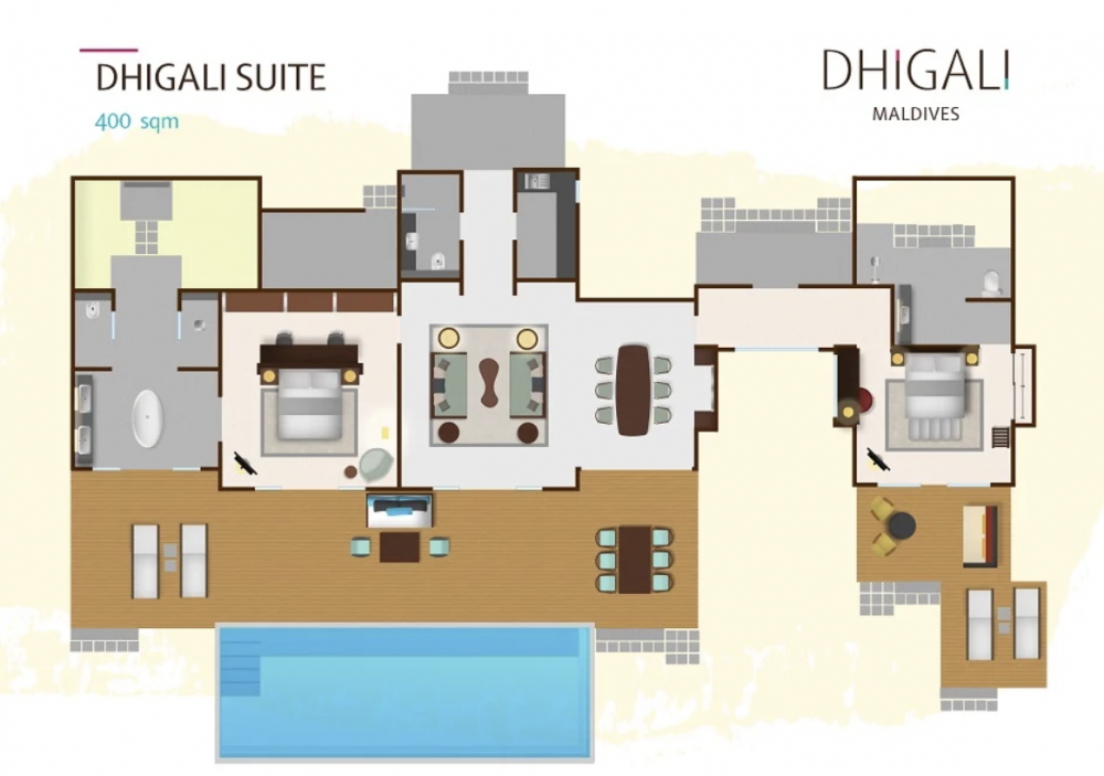 Dhigali Suite, Dhigali Maldives 5*