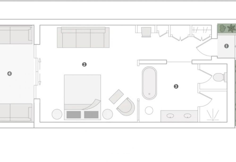 Terrace King/ Twin, Alila Hinu Bay 5*