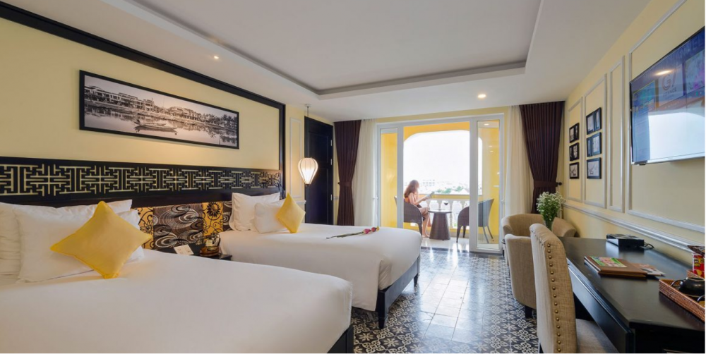 Deluxe Garden View Balcony, Le Pavillon Hoi An Luxury Resort 4*