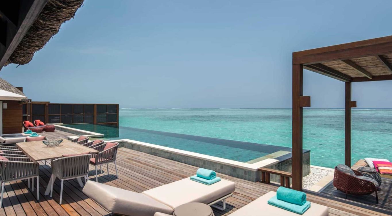 Three-bedroom Water Suite with Pool (Sunrise/Sunset), Four Seasons Kuda Huraa 5*