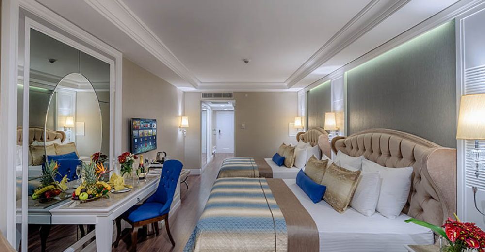 Deluxe Quadriple Standard Rooms, DOBEDAN Exclusive Hotel Belek (ex. Alva Donna Exclusive Belek) 5*