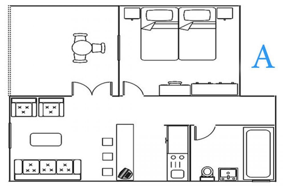 Apartment Standart 2+1/ Standart Plus 2+1, Apartments Medena 3*