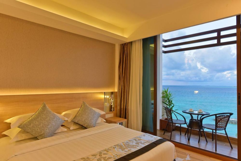 Deluxe Double Room with Balcony and Seaview, Arena Beach Hotel Maldives 