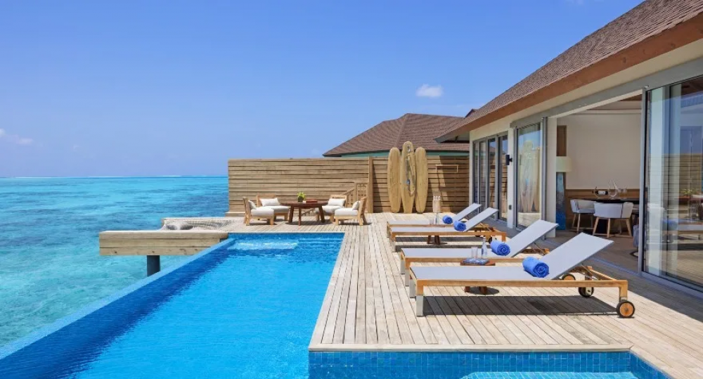 Two Bedroom Over Water Residence, Avani+ Fares Maldives Resort 5*