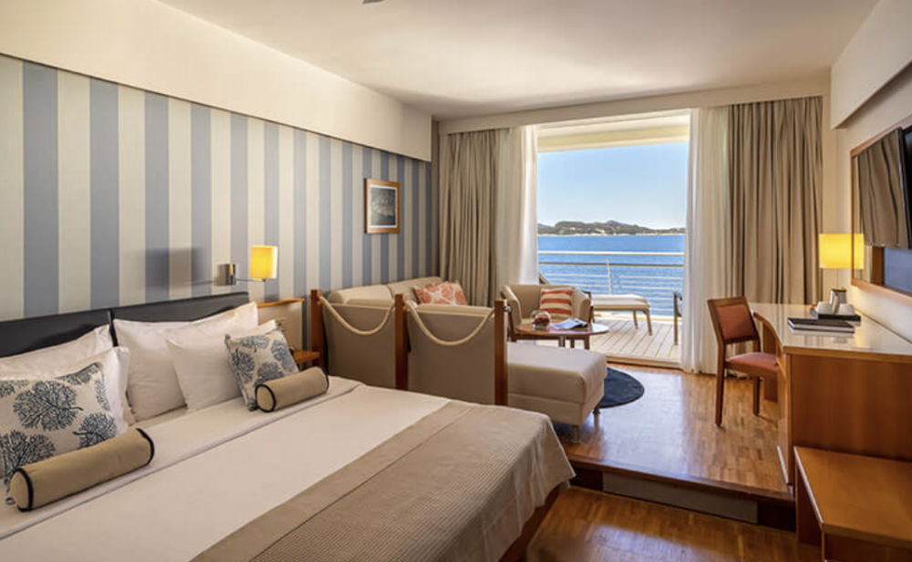 Room for 2+1/2+2 Seaview, Valamar Collection Dubrovnik President 5*