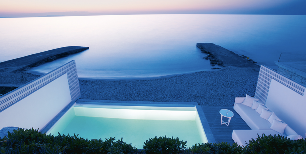 VILLA WHITE SEAFRONT WITH PRIVATE POOL, Grecotel Lux.Me White Palace 5*