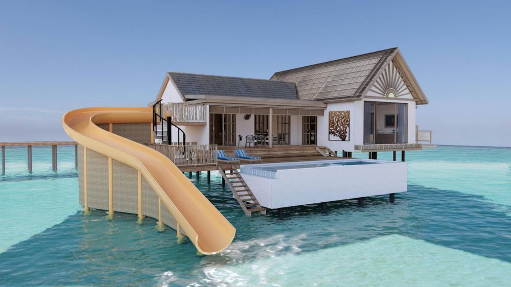 2 Bedroom Sunset Family Water Pool Villa with Slide, Rah Gili Maldives 5*