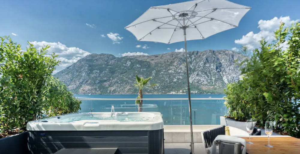 King Bed Sea View with Hot Tub Deluxe, Hyatt Regency Kotor Bay Resort (ex. Blue Kotor Bay) 5*