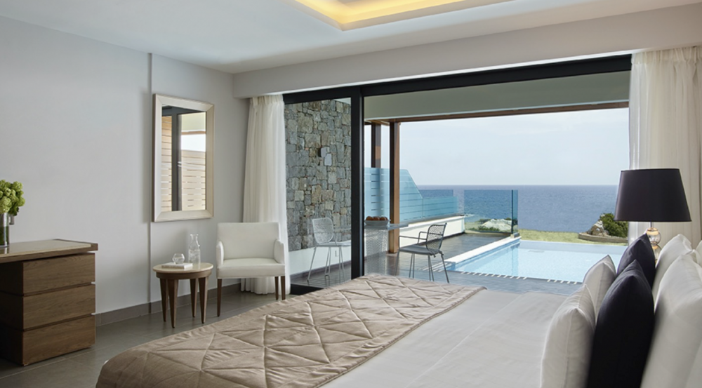 Junior Suite Superior Sea View Private Pool Upper Floor, Boutique 5 5*