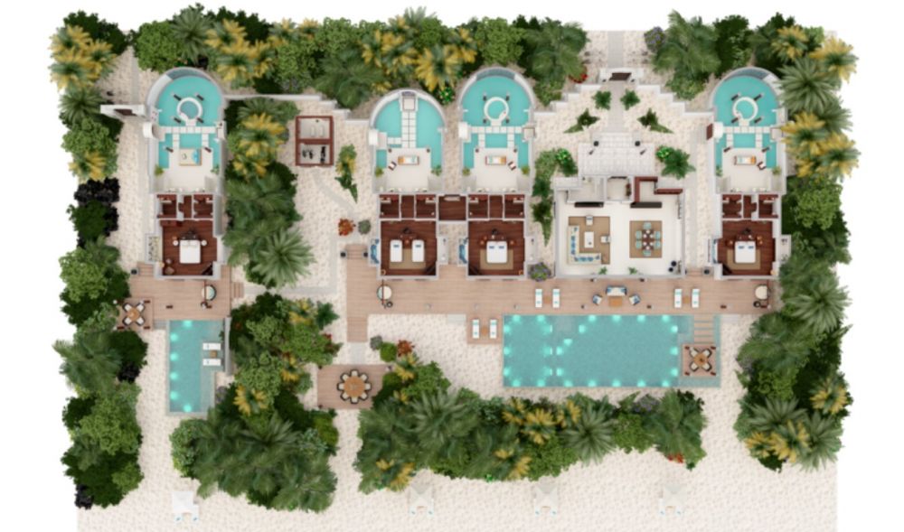 Four Bedroom Beach Pool Residence, Anantara Kihavah Villas 5*