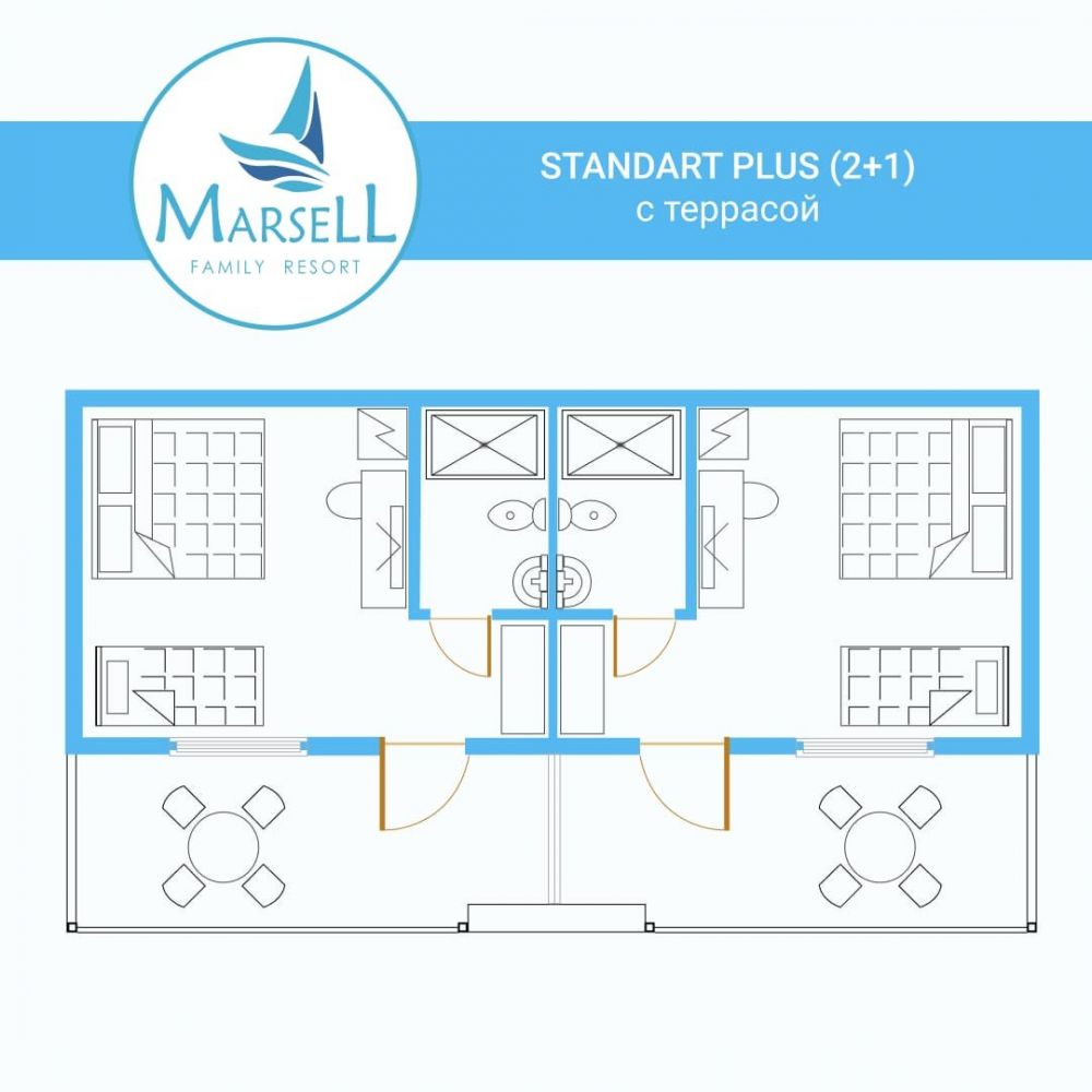 Standard 2/3 (Однокомнатный), Marsell Akchi | База Отдыха 