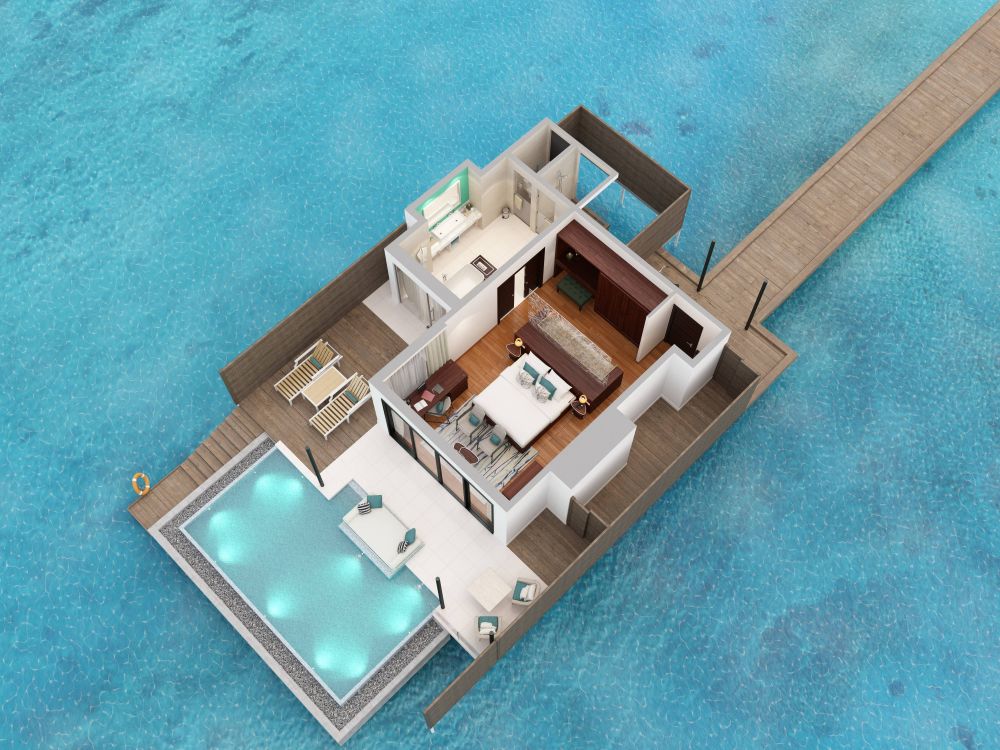 Over Water Pool Villa, Niyama Maldives 5*