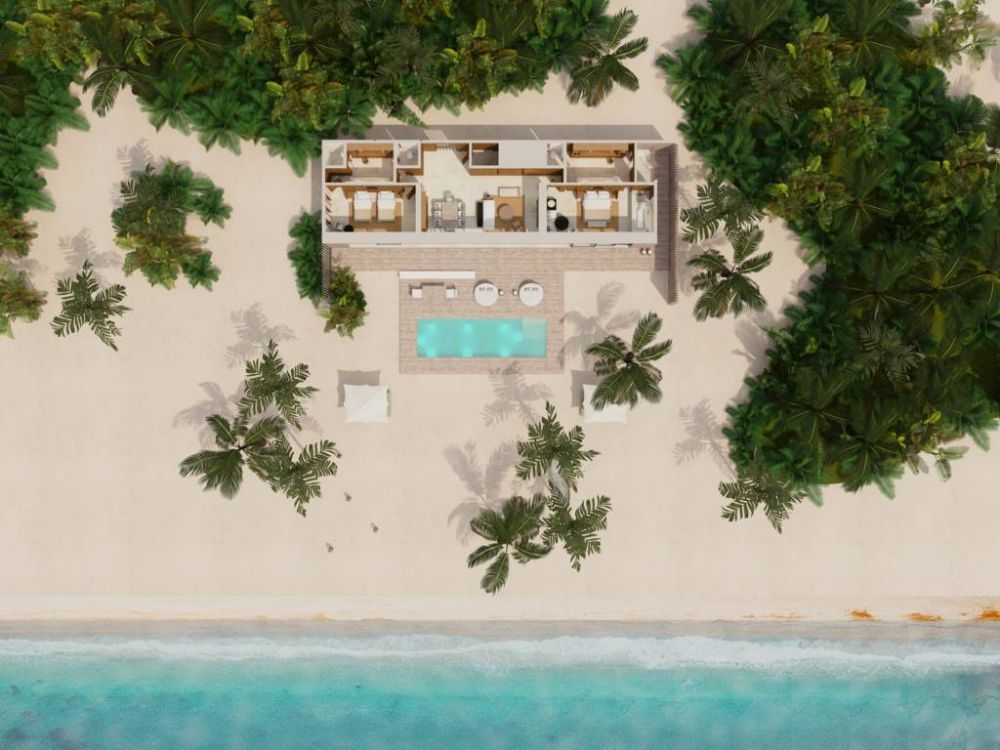 Two Bedroom Beach Pool Villa, The Ritz-Carlton Maldives 5*