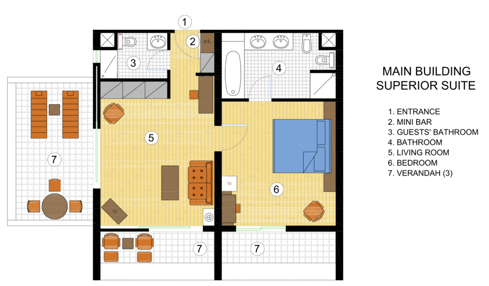 One-bedroom Superior Suite, Elounda Mare Hotel Relais and Chateaux 5*