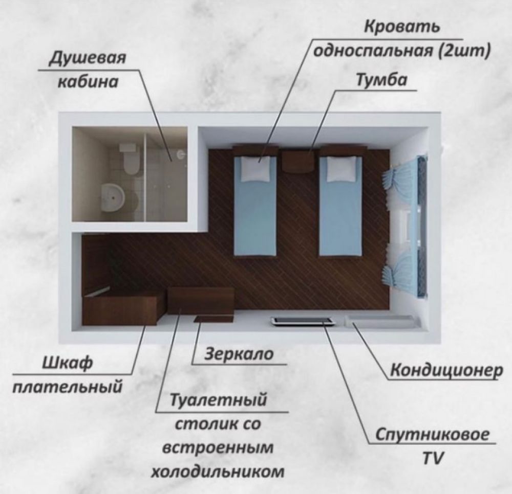 Стандартный Корпус №1, Green House Alakol | База отдыха 