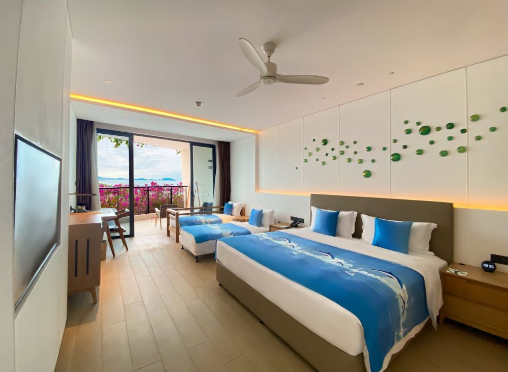 3-4 Person Panoramic Family Ocean View Room, Sanya Conifer Resort 5*