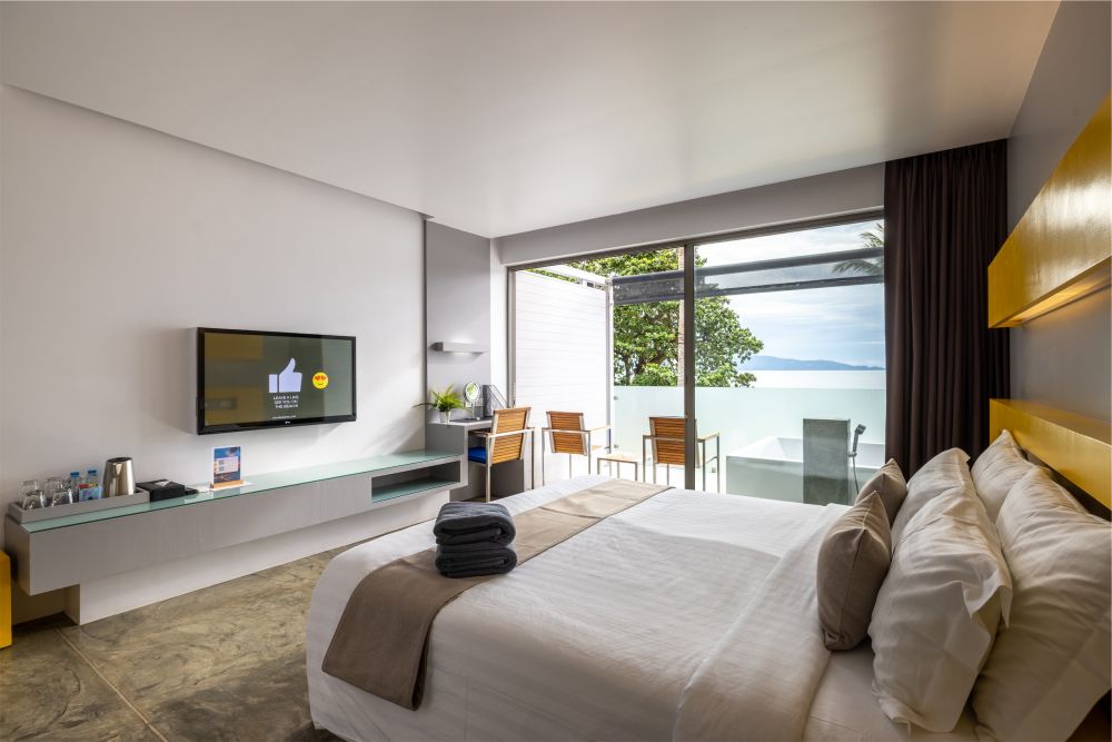 Deluxe Sea View with Balcony, Explorar Koh Phangan | Adults Only 16+ 4*