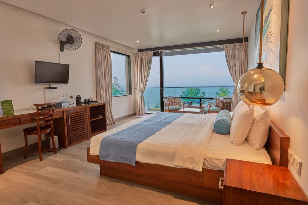 Twin Room with Partial Ocean View, Agnus Unawatuna 4*