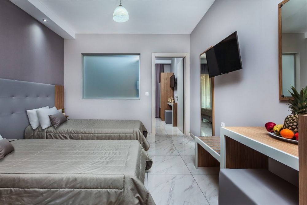 Family Room Two Bedrooms Pool View, Anna Hotel Pefkochori 3*