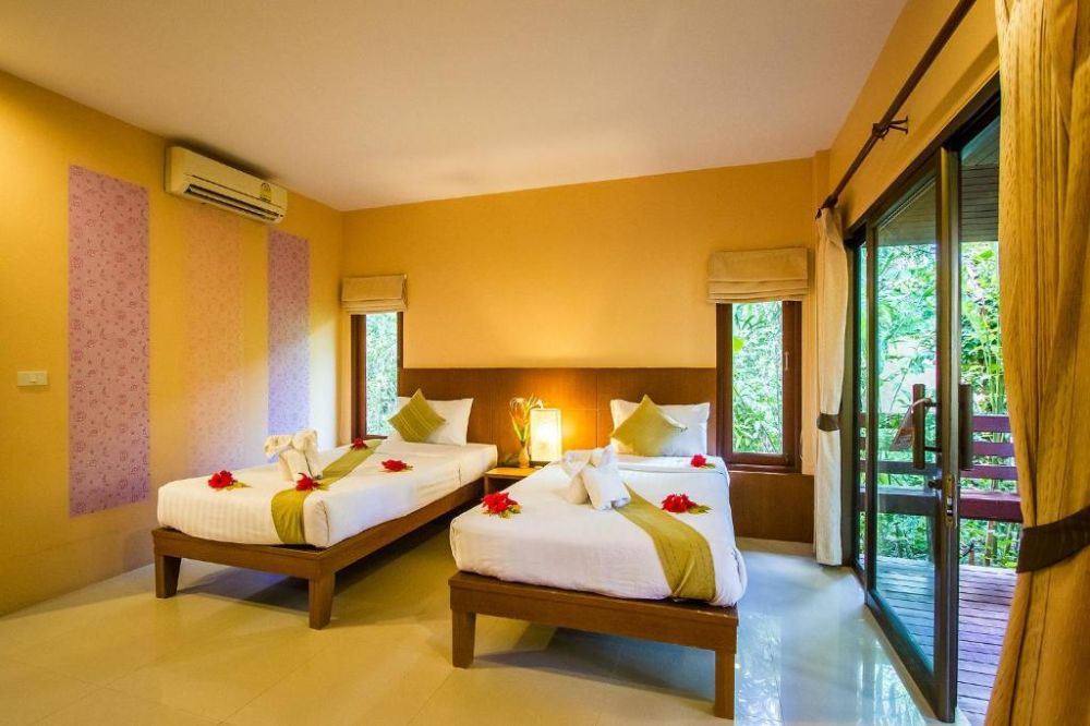 Twin Room with Garden View, Sunda Resort 3+