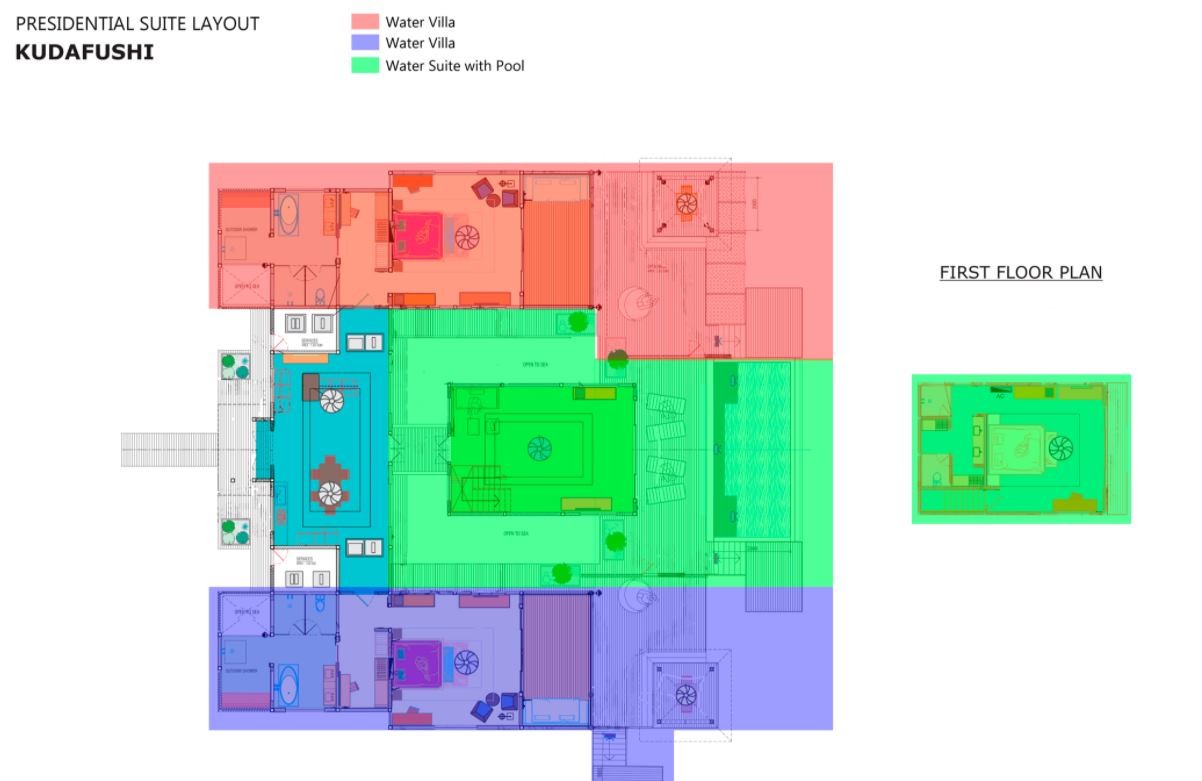 Presidential Suite, Kudafushi Resort & Spa 5*
