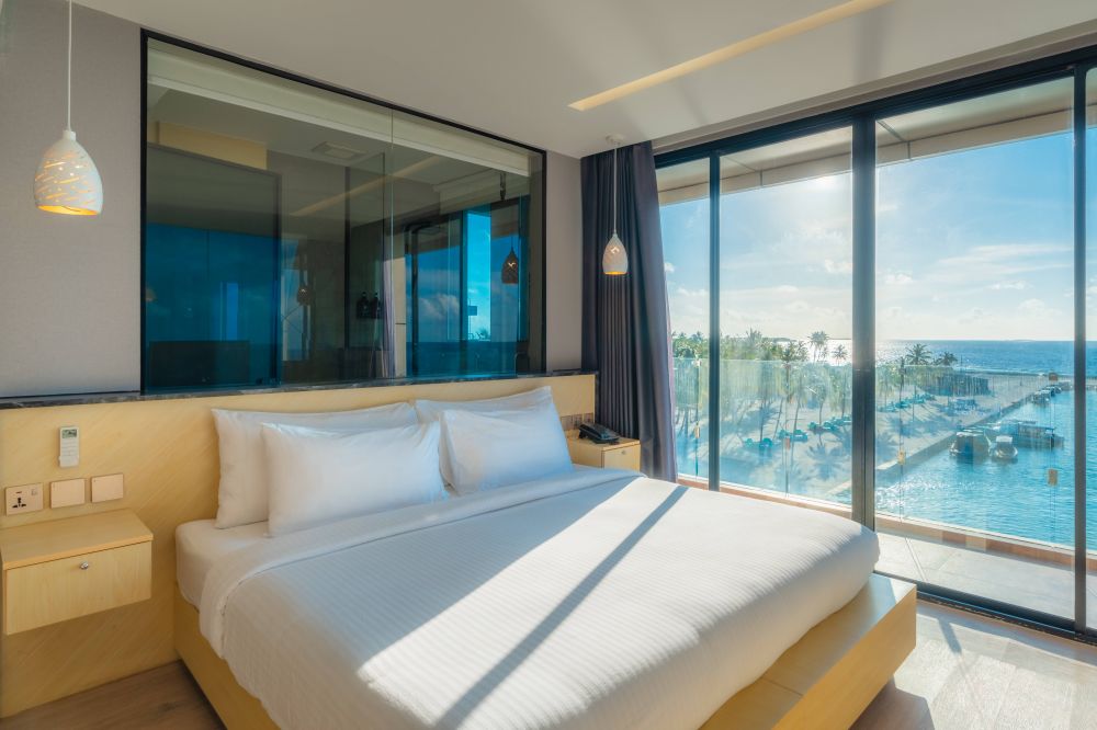 Executive Sea View with Balcony, Swarn by Hawks Hotels (ex. Clarks Exotica Kamadhoo Maldives) 4*