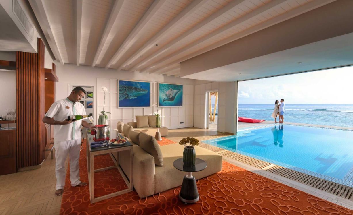 Presidential Water Villa, Emerald Maldives Resort & Spa 5*