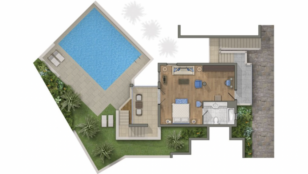 DELUXE JUNIOR VILLA SEA VIEW WITH PRIVATE POOL, Aquila Rithymna Beach 5*