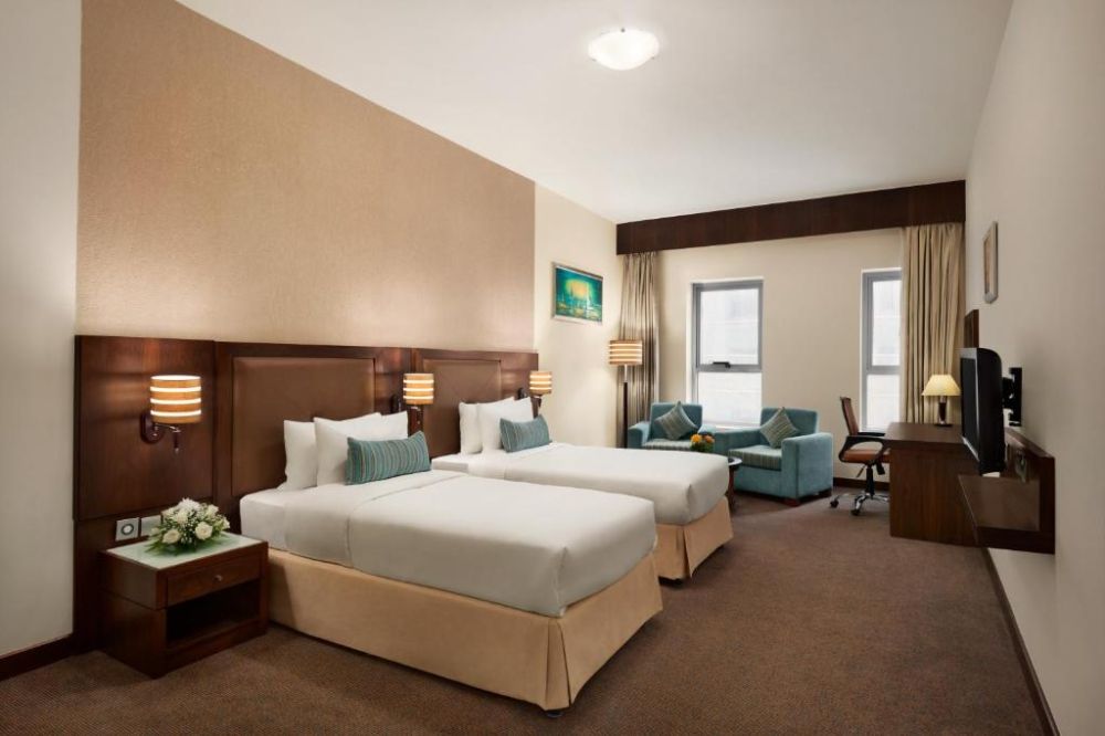 Twin bedroom, Ramada By Wyndham Dubai Deira 4*