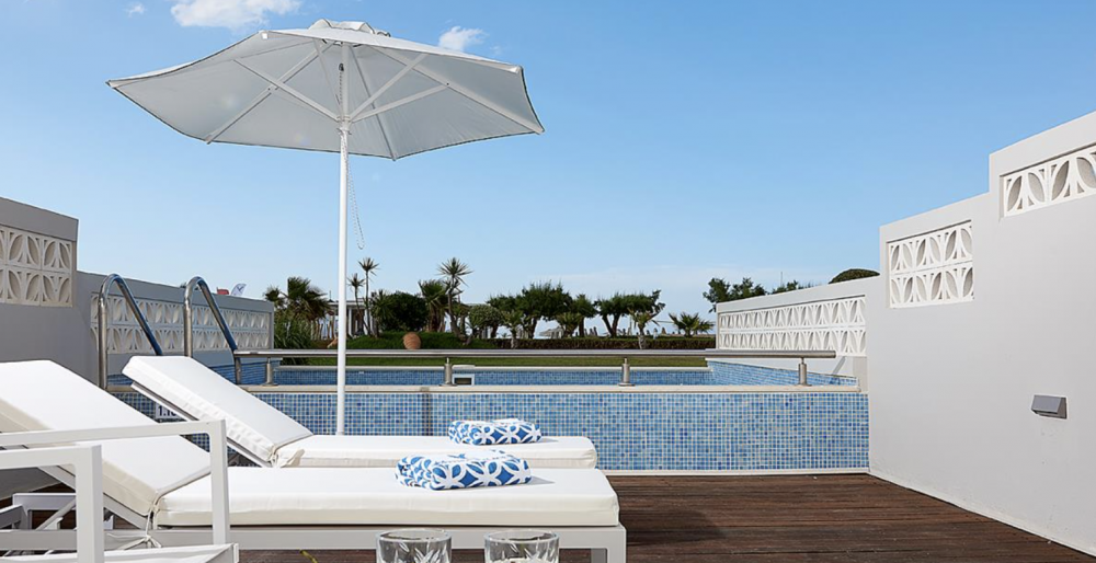 MYTHOS SWIM-UP JUNIOR SUITE WITH DIRECT SEA VIEW AND PRIVATE POOL, Mythos Palace Resort & Spa 5*