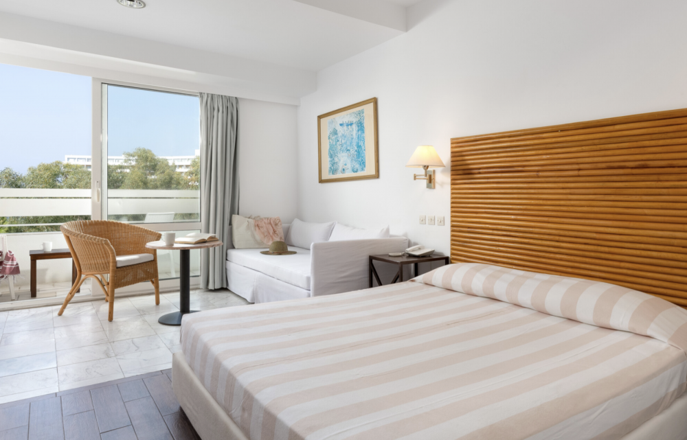 SUPERIOR DOUBLE ROOM GARDEN VIEW/PARTIAL SEA VIEW, Dionysos Hotel Rodos 4*