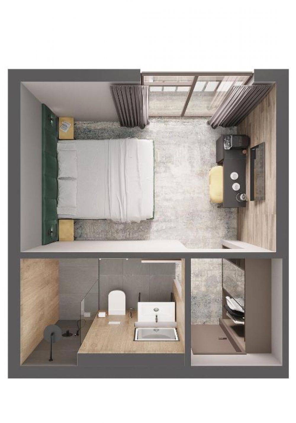 Economy Room, Fomich Residence 