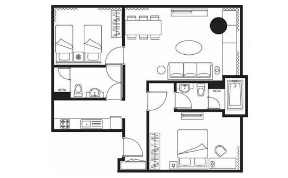 2-Bedroom Premier, Somerset Kuala Lumpur 4*