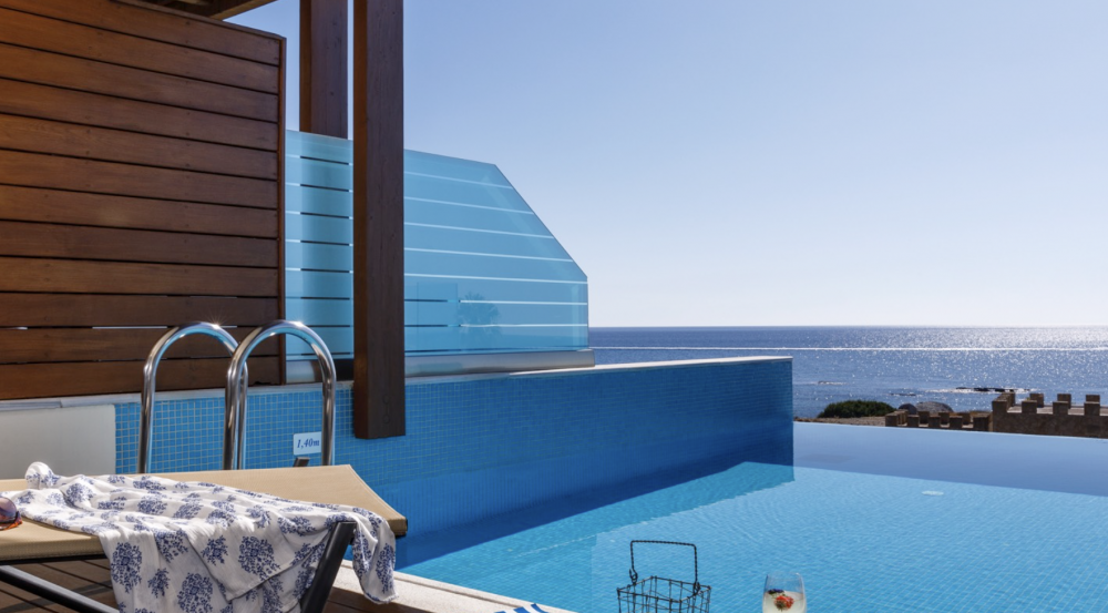 Junior Suite Superior Sea View Private Pool Upper Floor, Boutique 5 5*